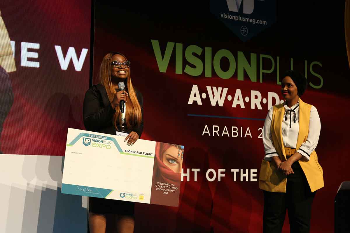 Ana-Peters-of-Vision-Opticals,-Nigeria-Win-A-Trip-Promotion-Winner